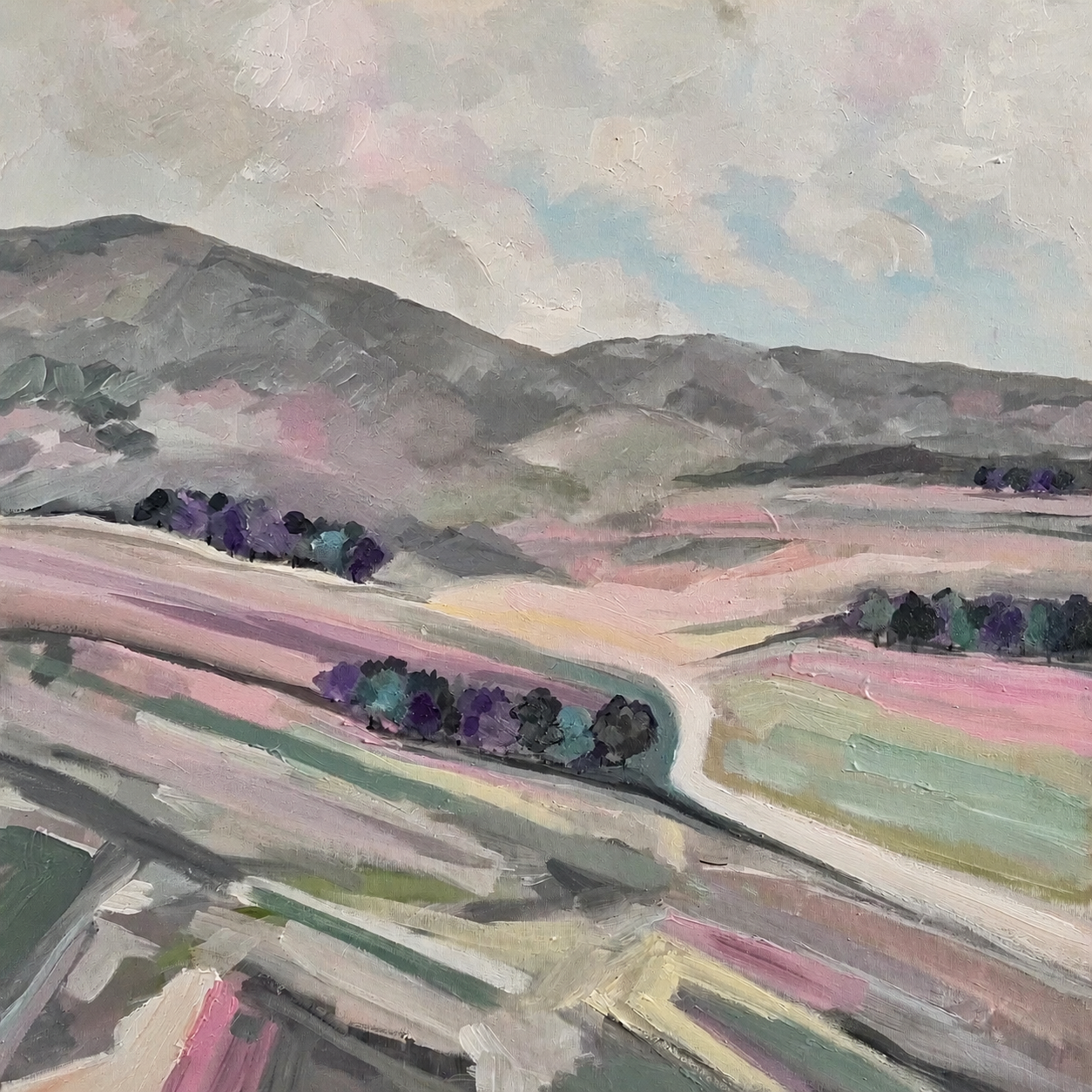Paisagem XVI, 2020, pintura de Liane Abdalla