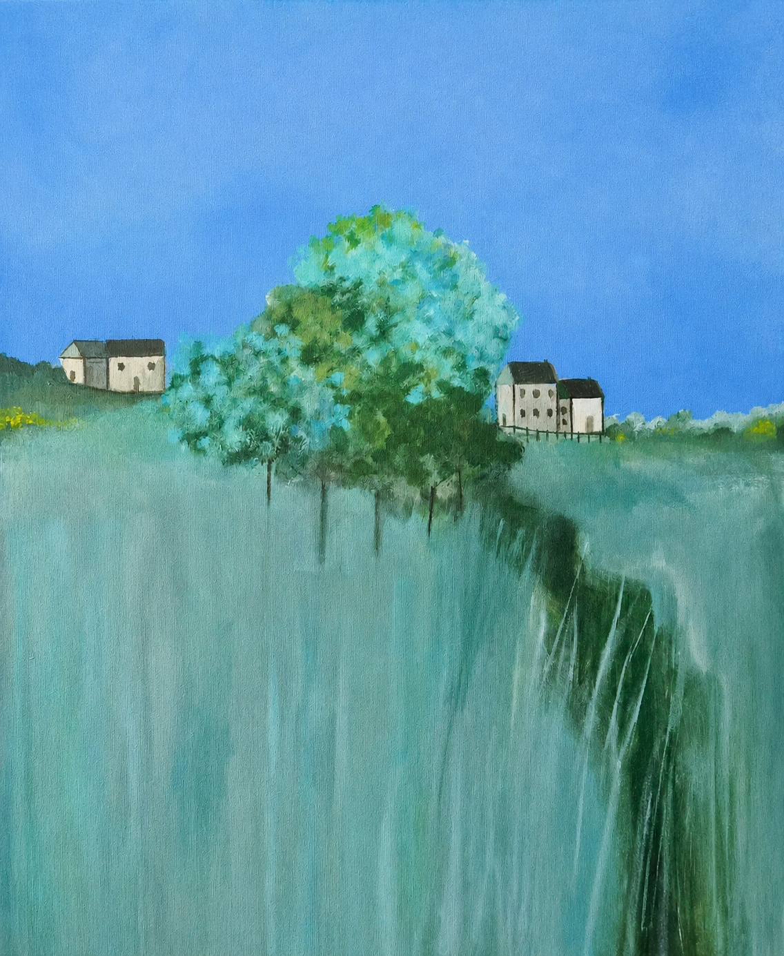 Paisagem XVIII, 2020, pintura de Liane Abdalla
