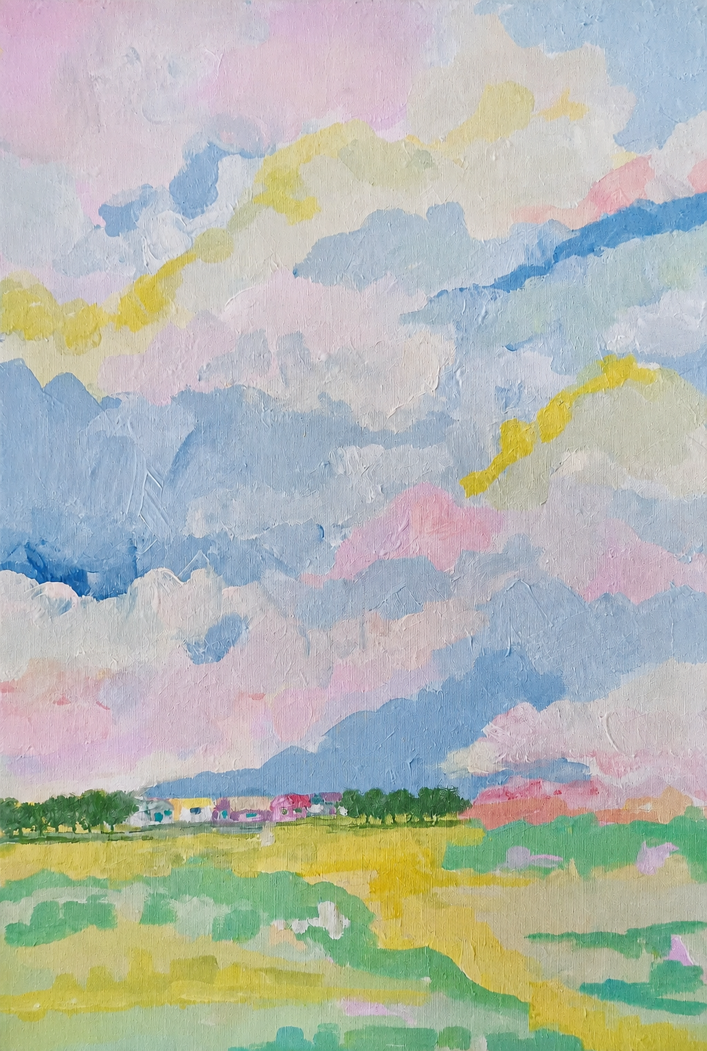 Paisagem VI, 2020, pintura de Liane Abdalla