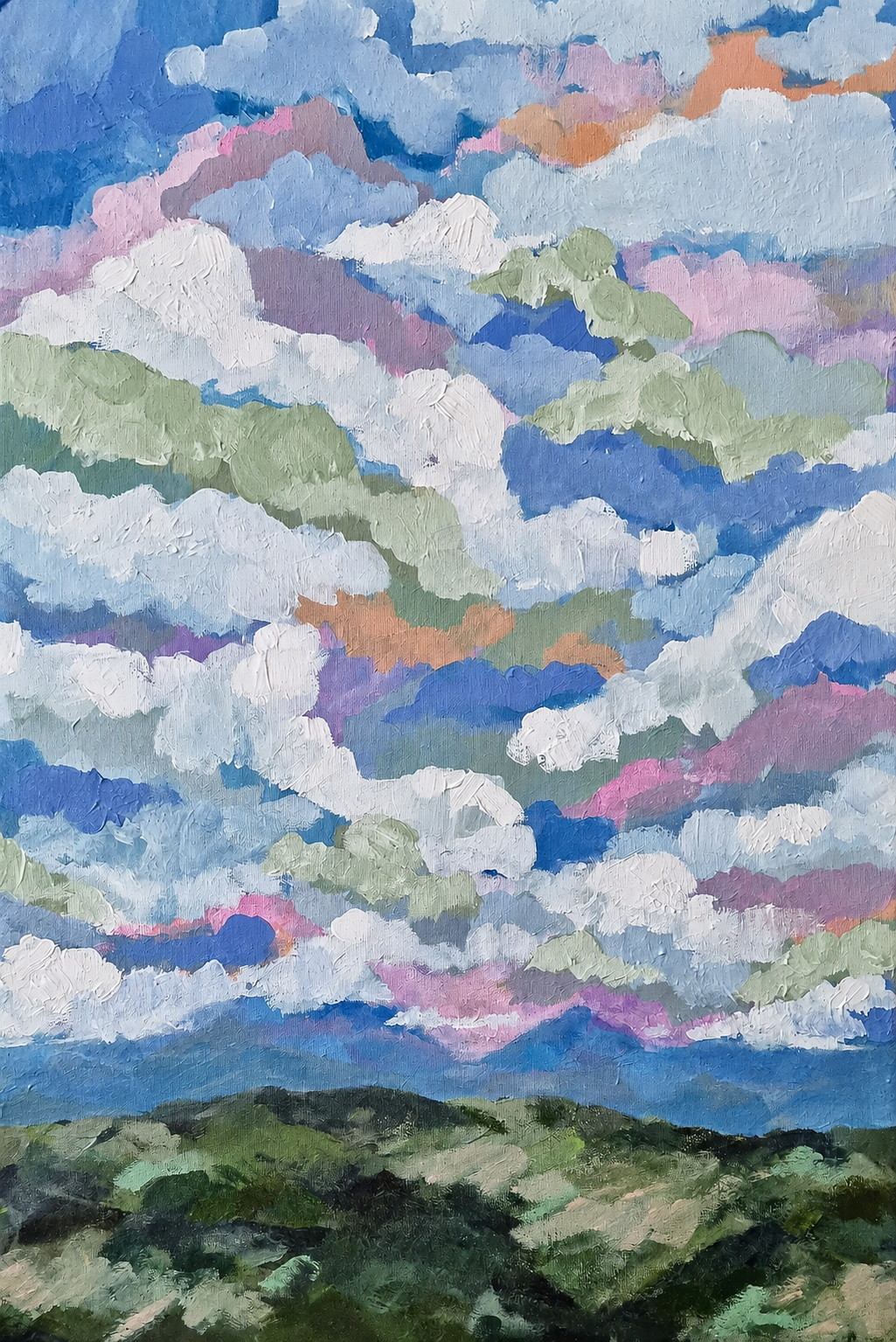 Paisagem VIII, 2020, pintura de Liane Abdalla